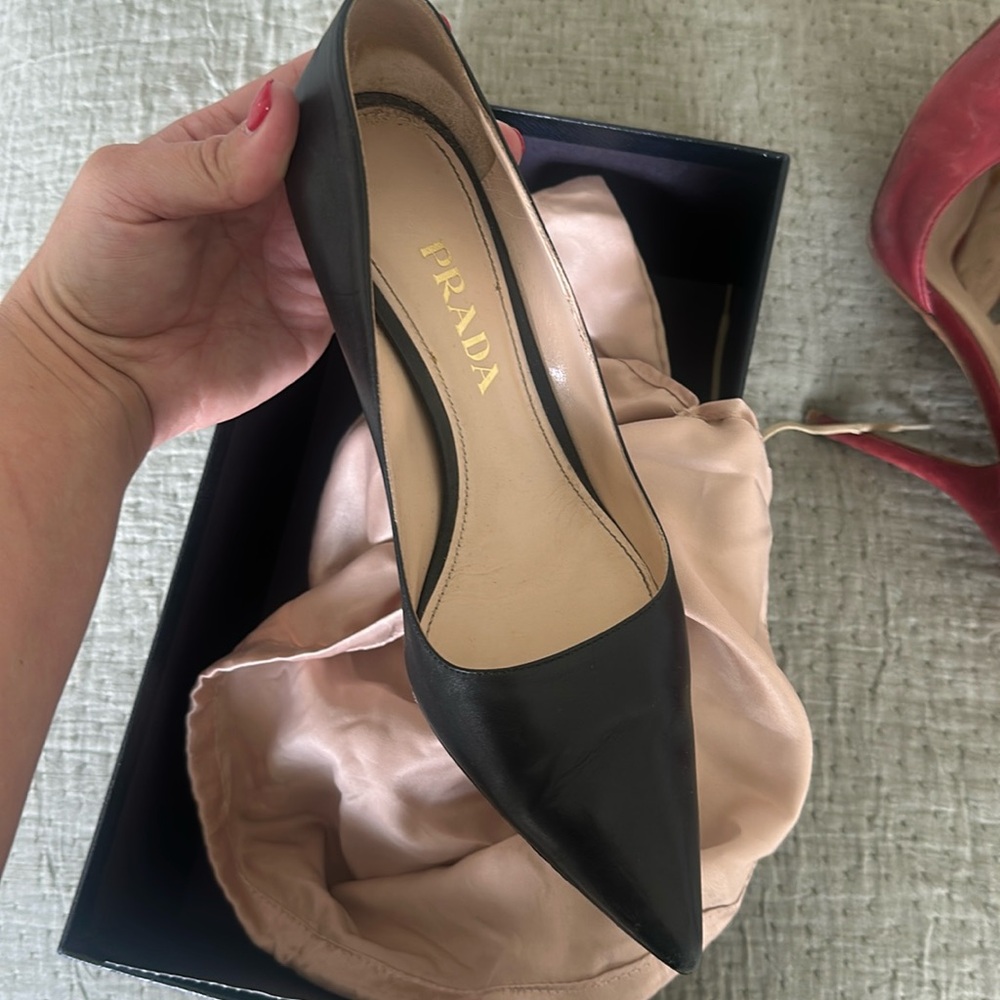 Prada Heels With Dust bag And Original Box